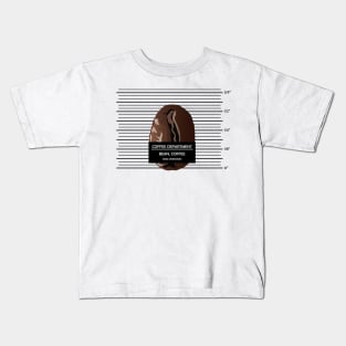 Coffee Mugshot Kids T-Shirt